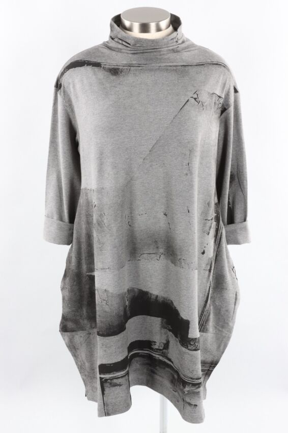 Art Print Pullover - Grey