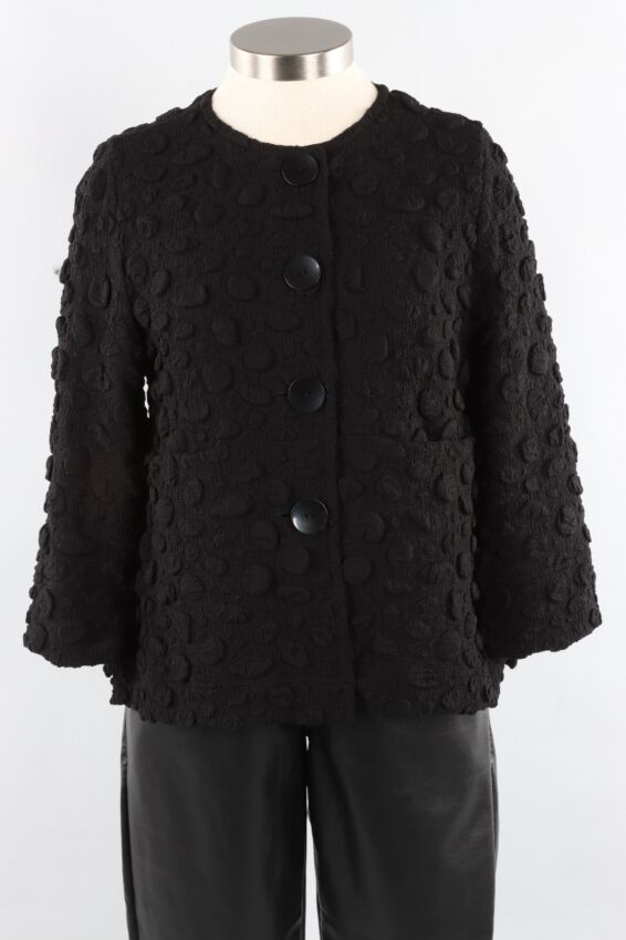 Textured Jacket - Black
