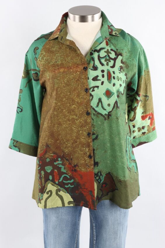 Button Shirt - Forest Pine