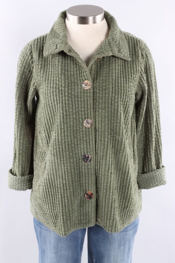 Chenille Jacket - Sage