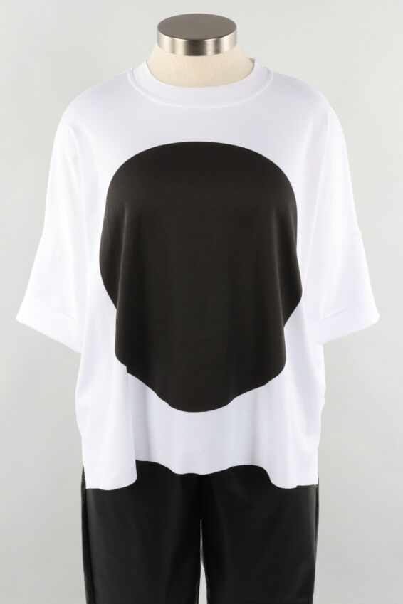 Orb Tee - White & Black