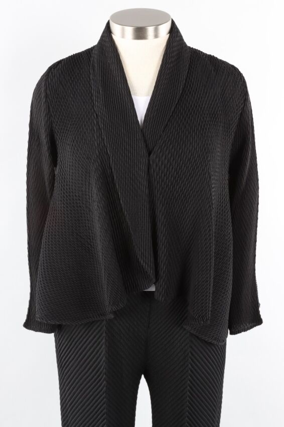 Pleated Jacket - Black