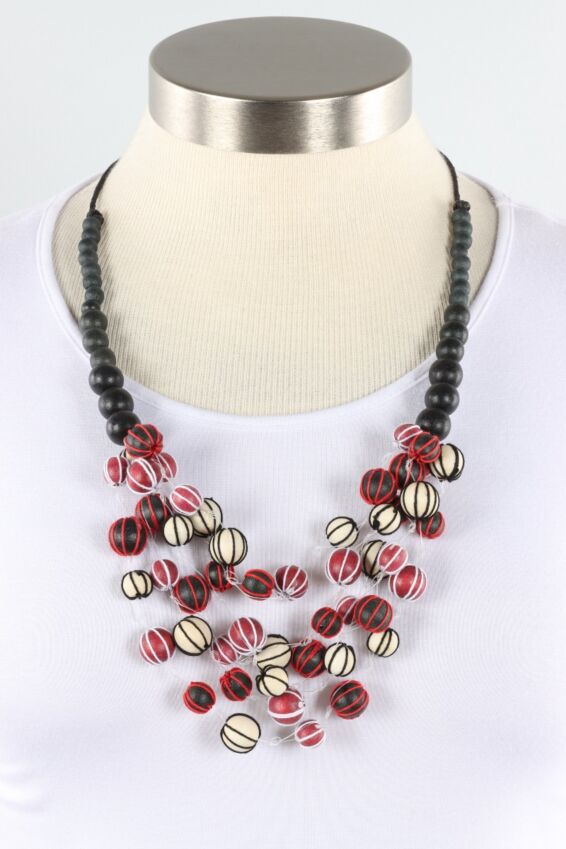 Ada Necklace - Red
