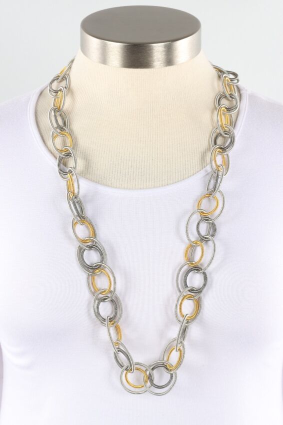 Long Multi Loop Necklace - Multi