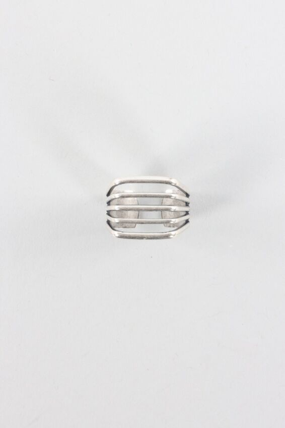 Parallel Line Ring - Silver