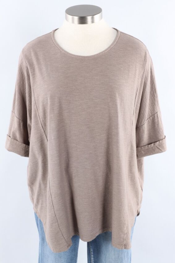 Osize Pullover - Saddle