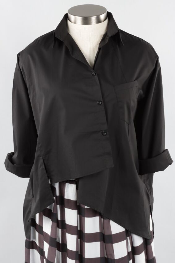 Asym Blouse - Black