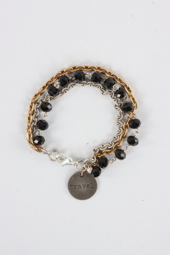 Multi Chain Bracelet - Travel