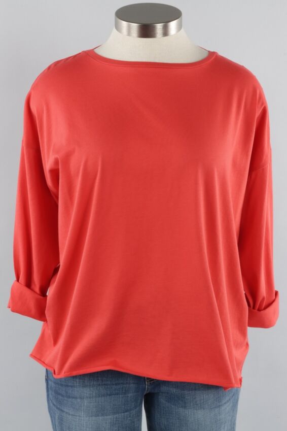 Boxy Tee - Cherry