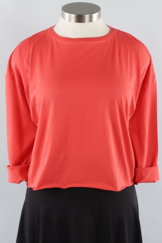 Mini Boxy Tee - Cherry