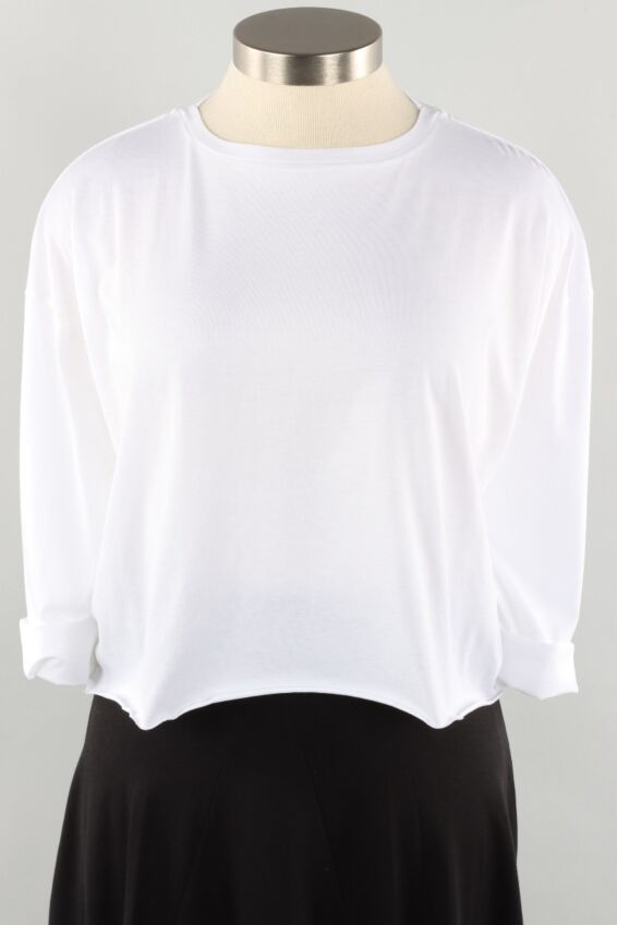 Mini Boxy Tee - White