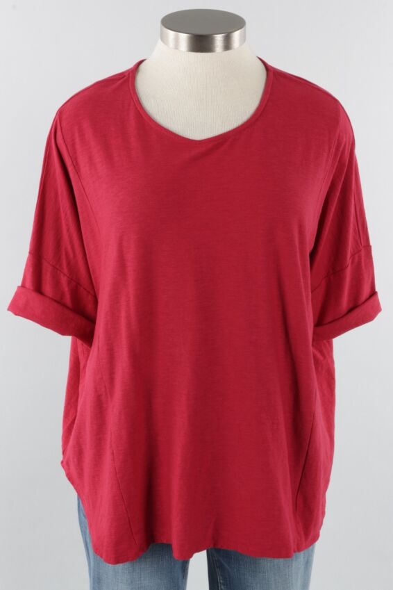 Osize Pullover - Cardinal