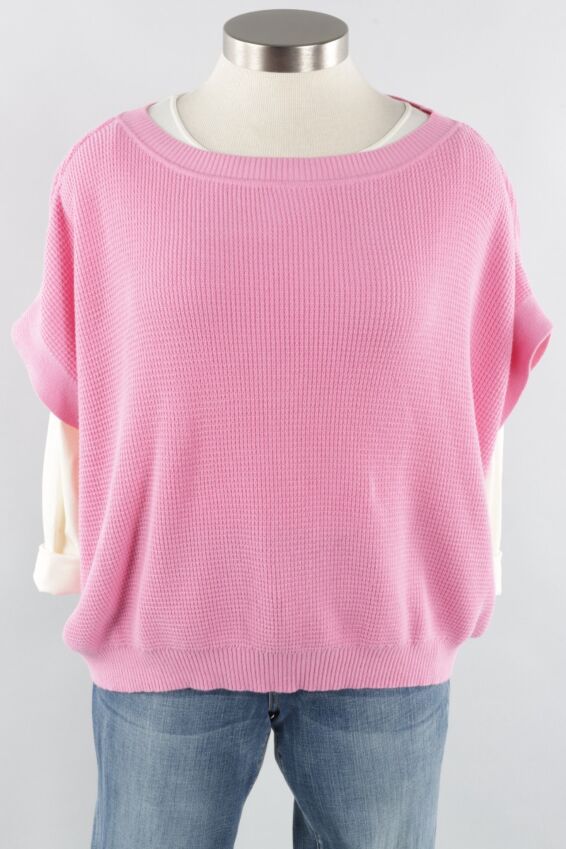 Waffle Tee - Bubblegum
