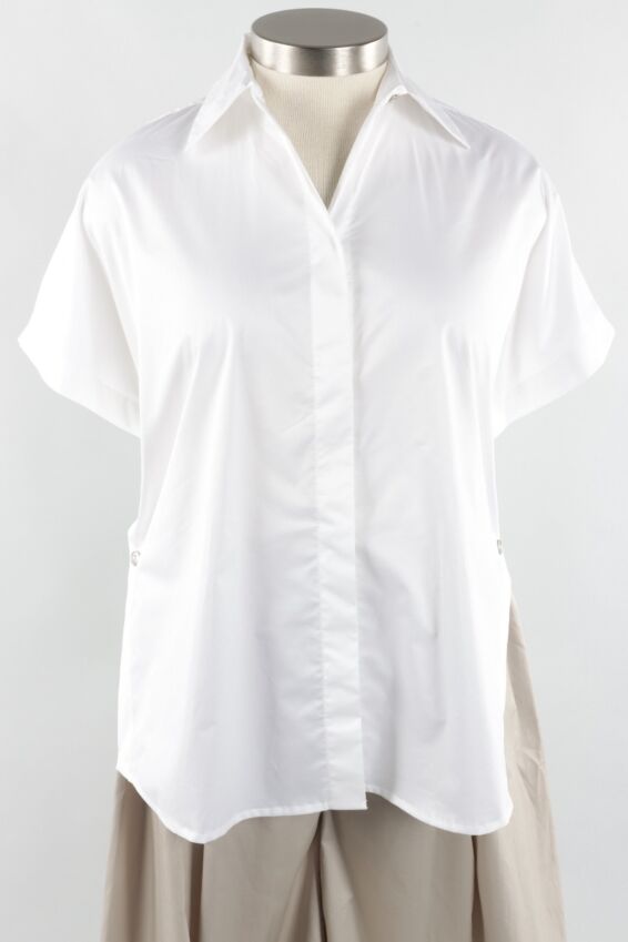 Button Up - White