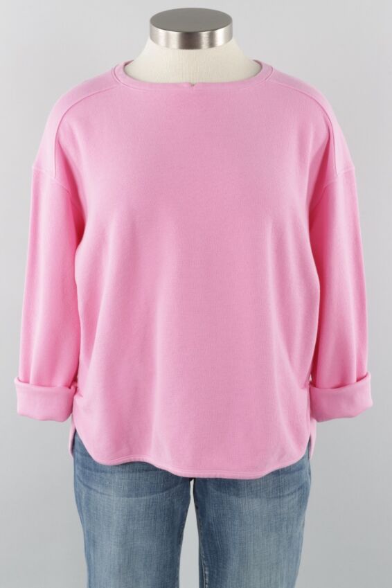Drop Shoulder Top Plus - Blush