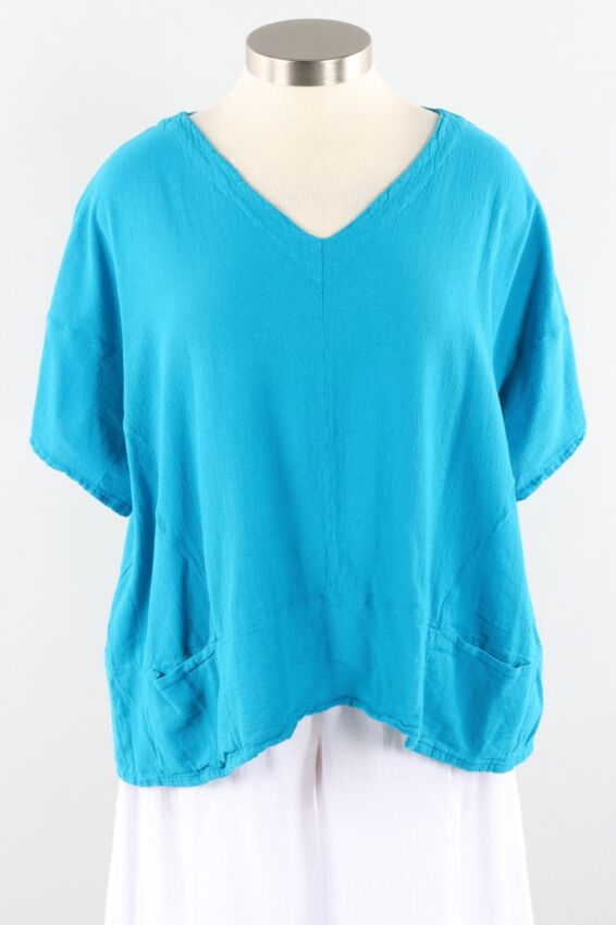Kat Top - Turquoise