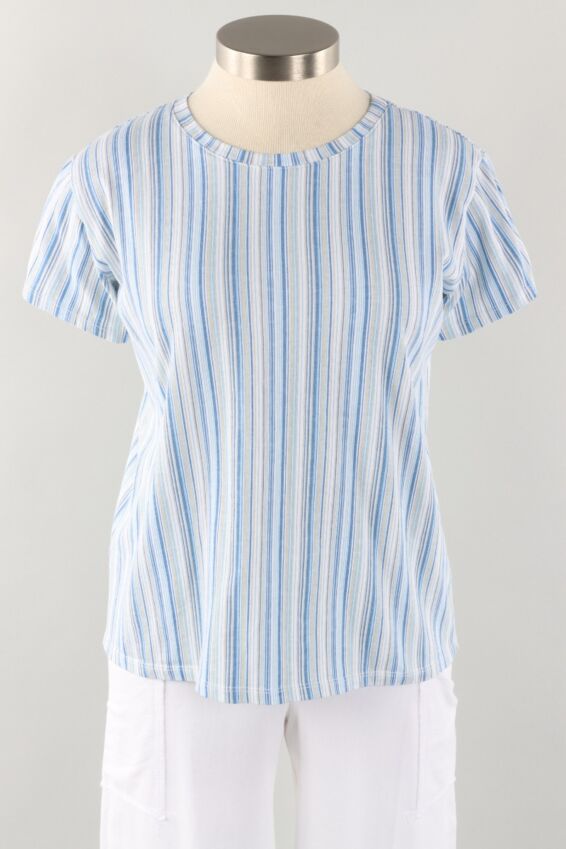 Short Sleeve Tee - White Stripe