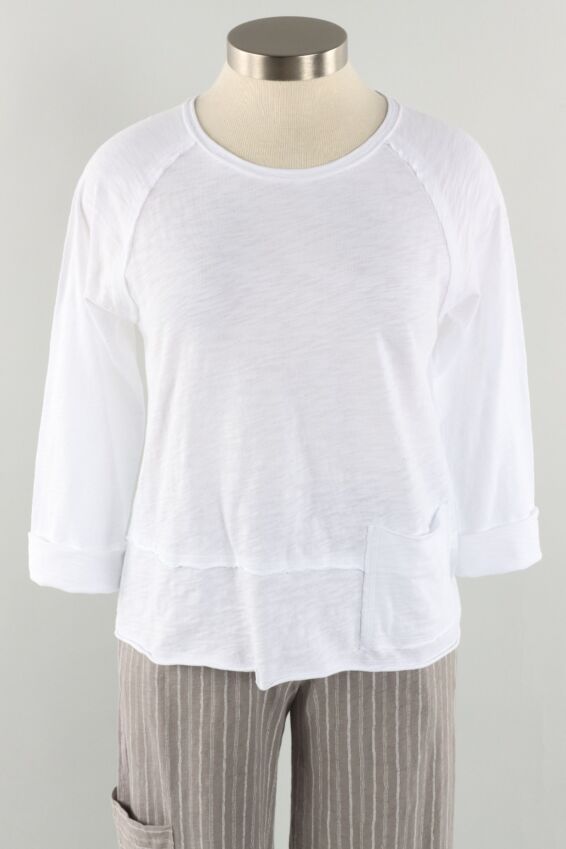 Pocket Pullover - White