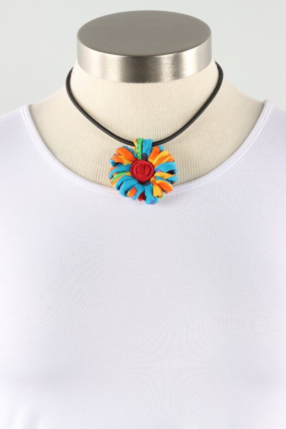 Mum Necklace - Multi Red
