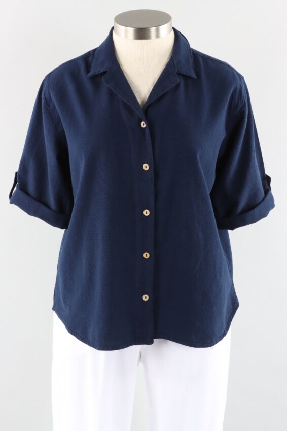 Tab Shirt Plus - Navy