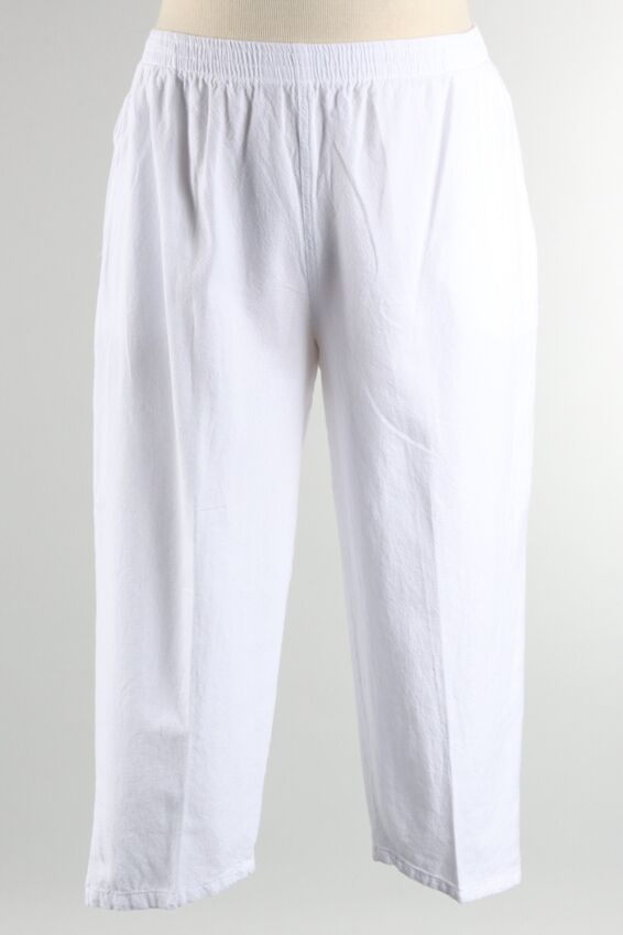 Capri Pant Plus - White