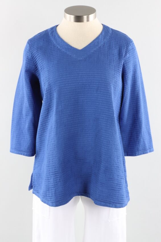 Easy V-Neck Tunic - Violet