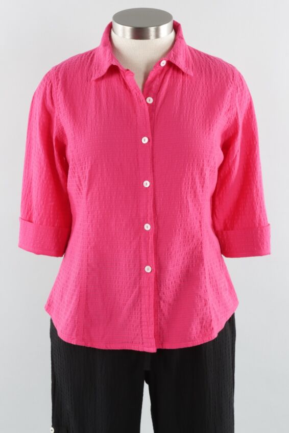 Classic Blouse - Fuchsia