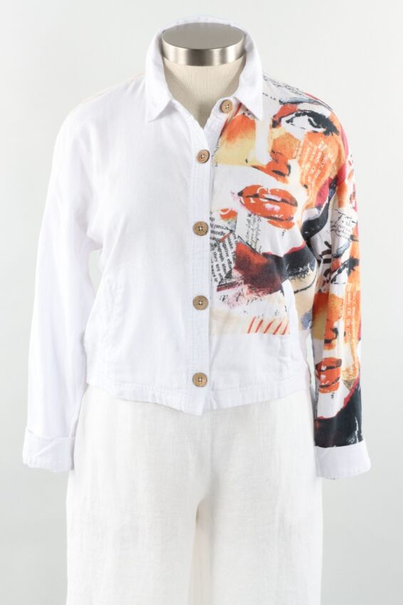 Linen Blend Jacket - Monroe