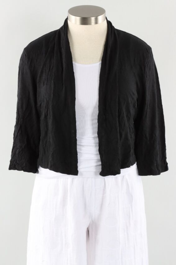 Cropped Jacket - Black