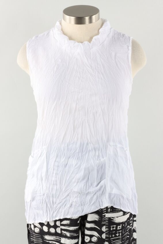 Broomstick Top Plus - White