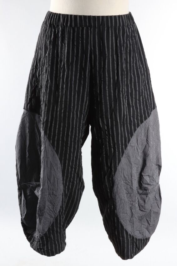 Circle Patch Pant - Stripe