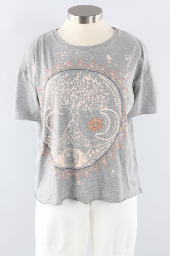 Uma Tee - Heather Grey