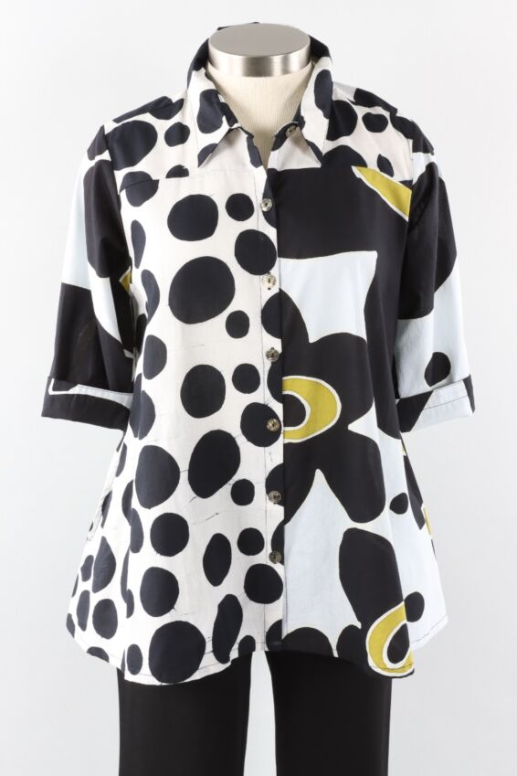 Anywhere Blouse - Pea