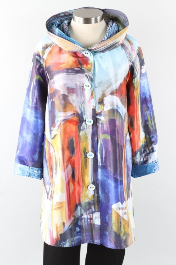 Reversible Button Front Jacket - Venice