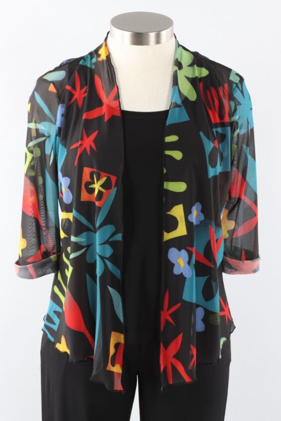 Melanie Jacket Plus - Kaws Mesh