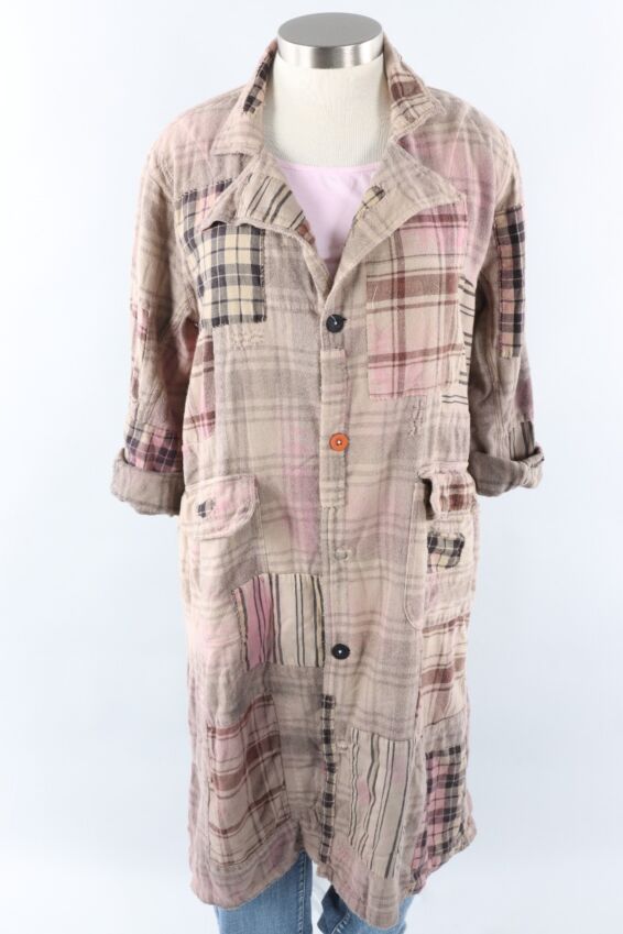 Patchwork Haven Coat - Ombre