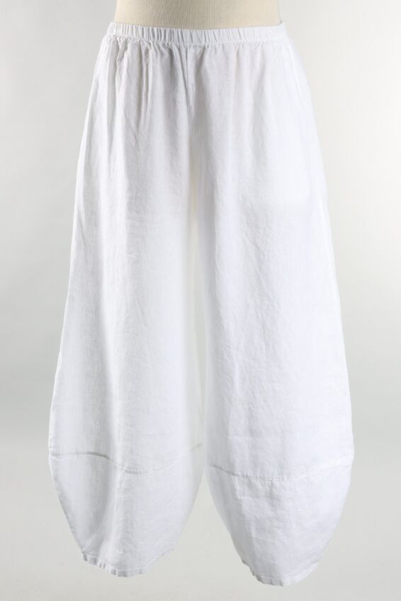 Oliver Pant - White Light Linen