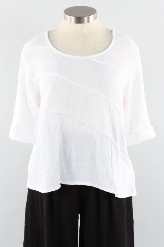 Adeline Pullover - White