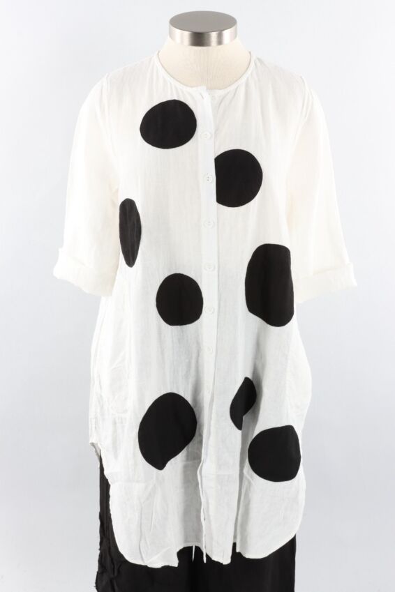 Duster Plus - White & Black