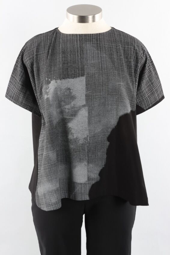 Inset Top - Black Combo