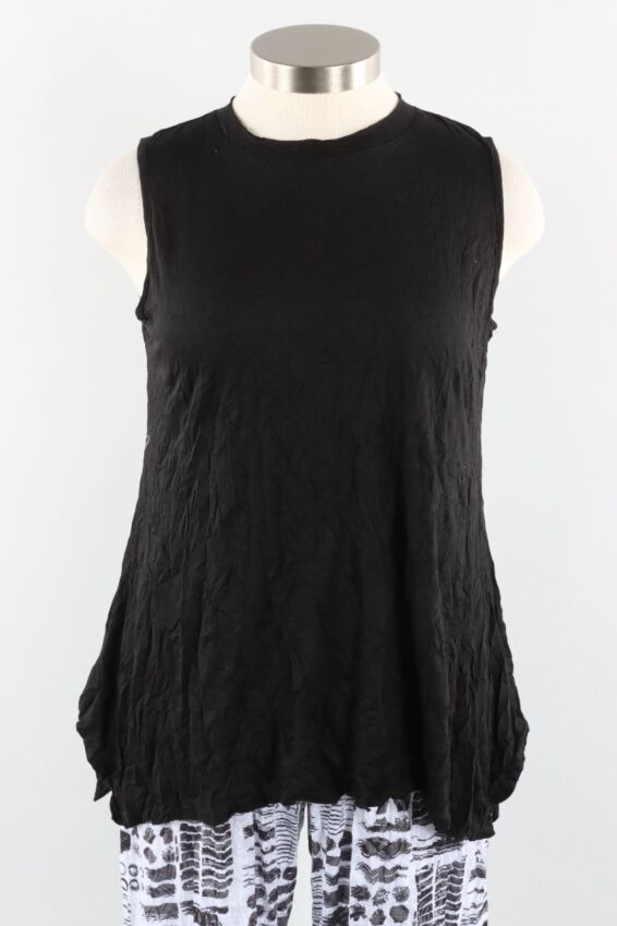 Crinkle Tank Plus - Black