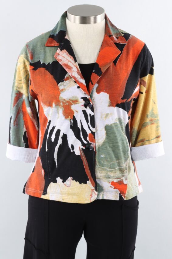Addison Jacket - Rust Multi