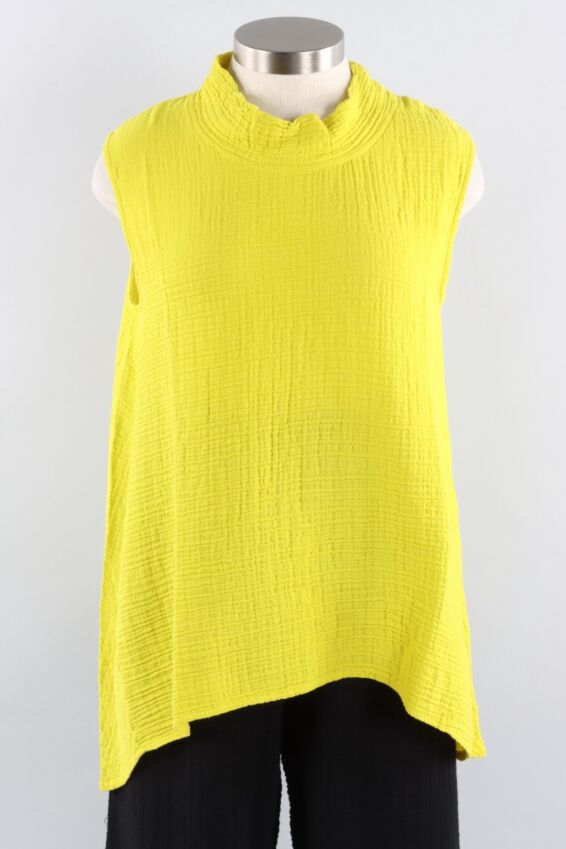 Harlow Tunic Plus - Lime Gauze