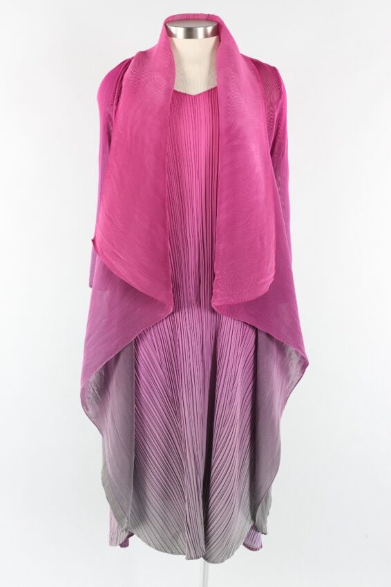 Collare Coat - Fuchsia