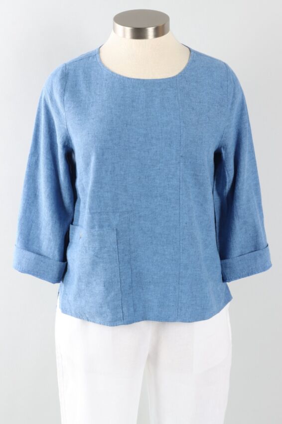 Pocket Pullover Top - Twilight 