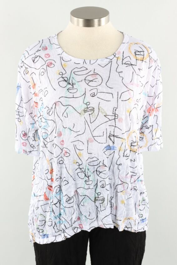 Faces Top - White