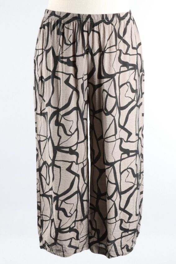 Darted Crop Pant - Cobblestone Mod Marble