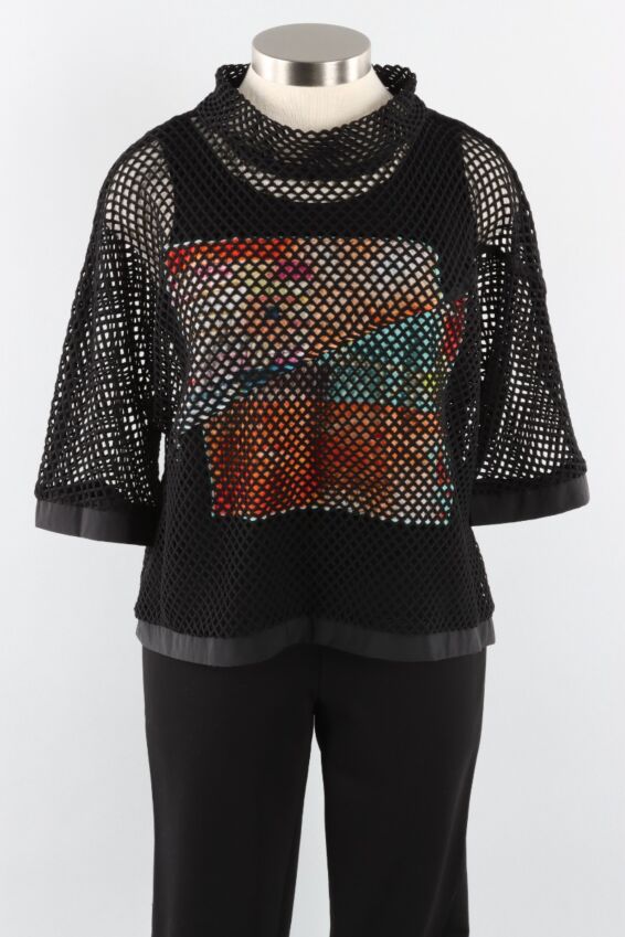 Patch Pullover - Black