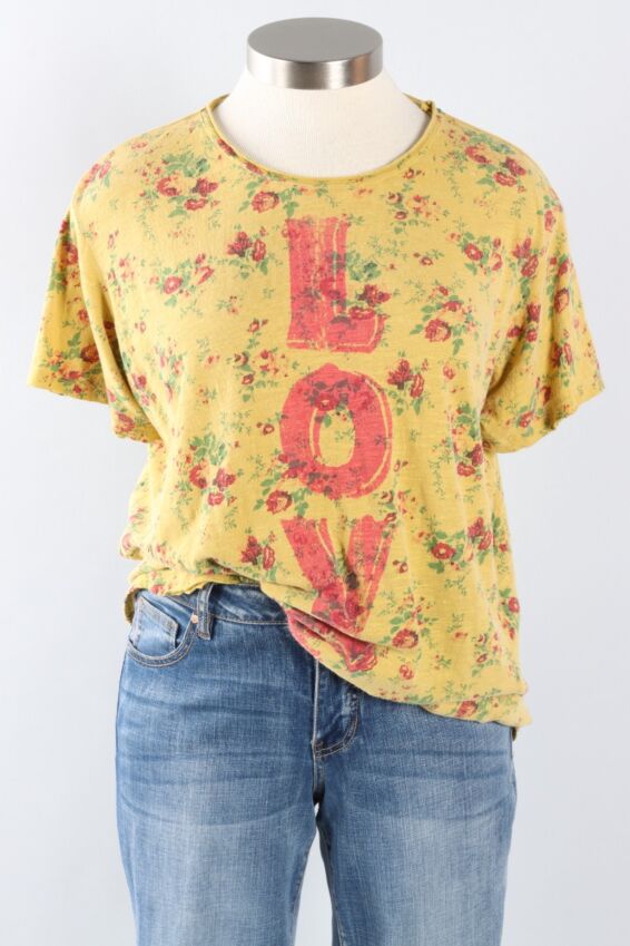 Floral Circus Love Tee - Lark Flower