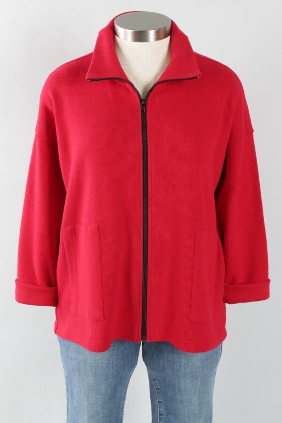 Zippy Jacket - Cherry